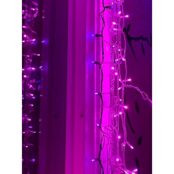 300 Led Pink String Lights Outdoor Waterproof Christmas...